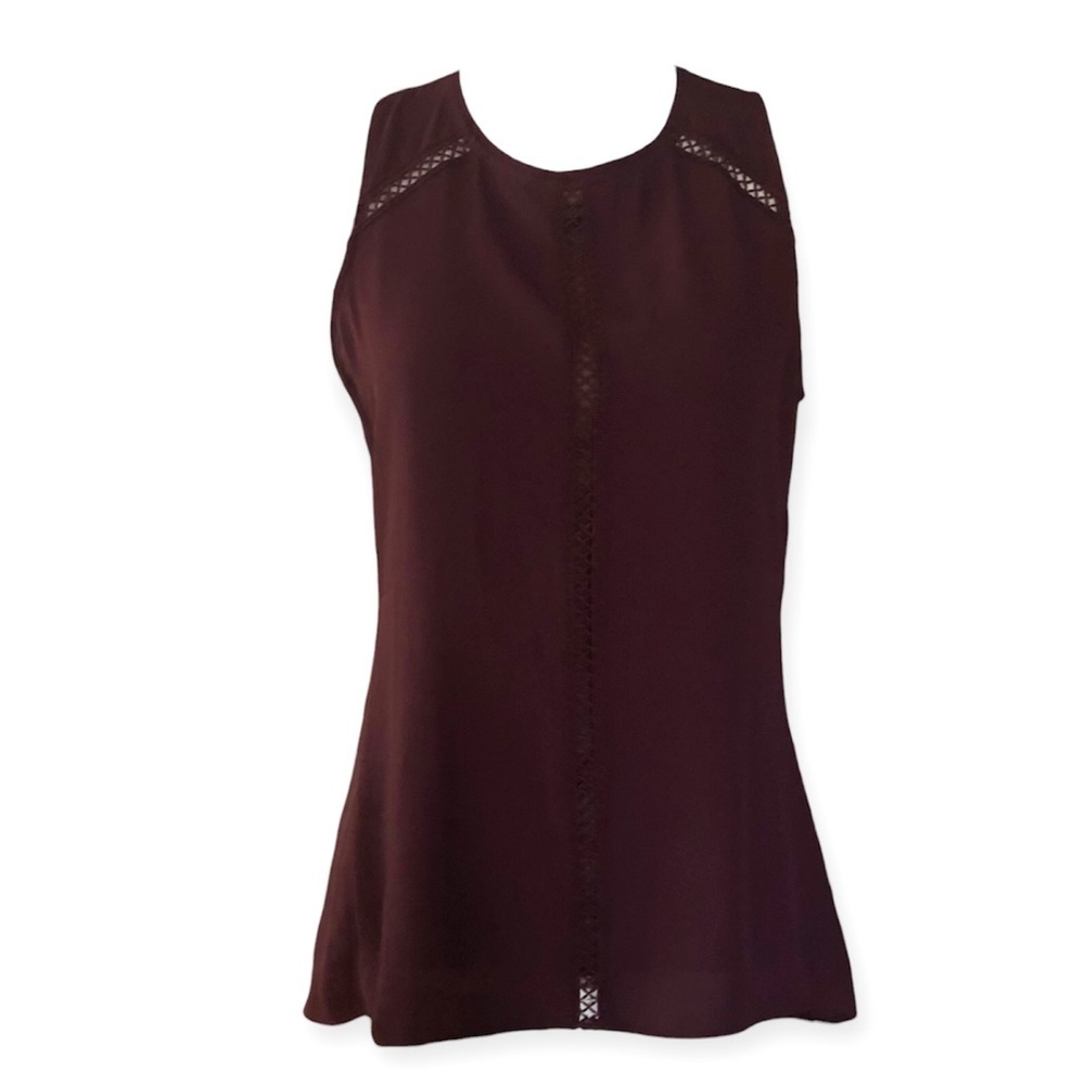 WHBM Ladder-Trim High-Low Shell Top - Picture 4 of 4